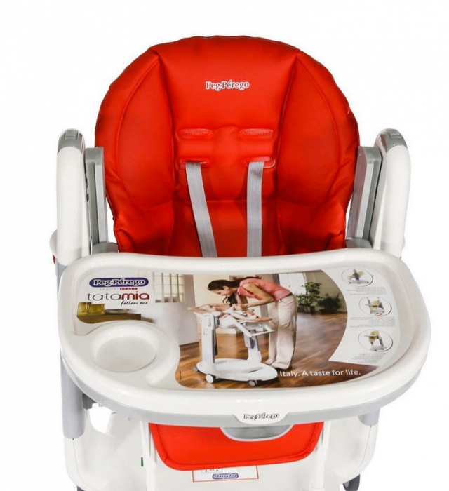 Scaun De Masa 3 in 1, Peg Perego, Tatamia Follow Me Fragola [6]