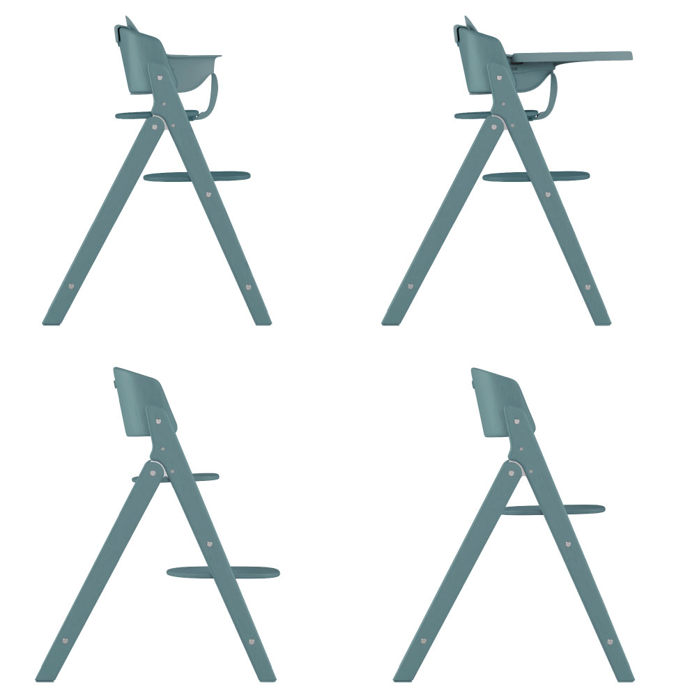 Scaun de masa Cybex Click & Fold 3 in 1 Stone Blue [4]