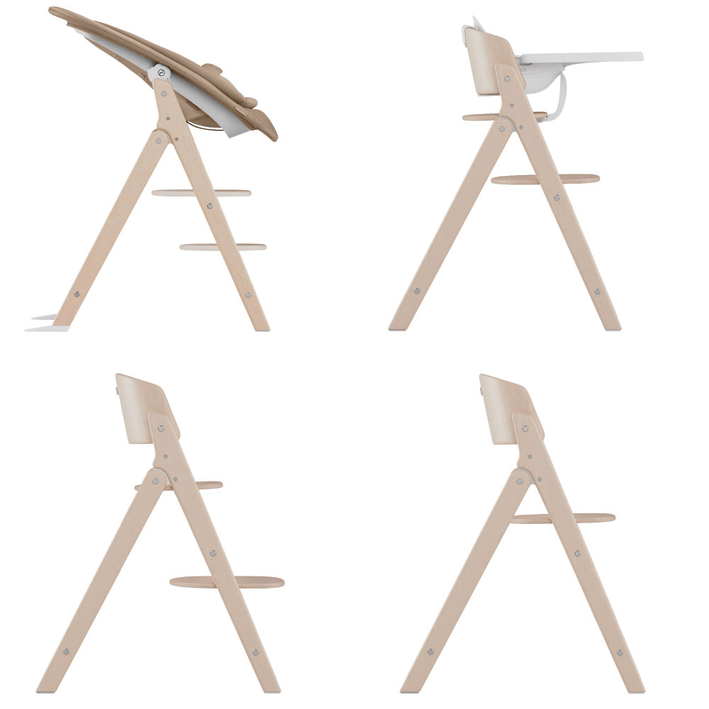 Scaun de masa Cybex Click & Fold 4 in 1 All Natural [5]