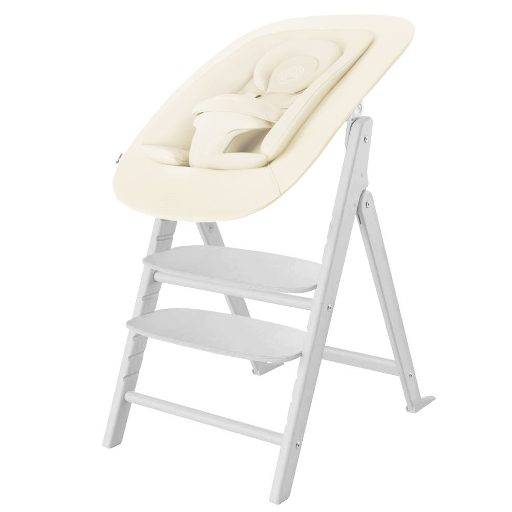 Scaun de masa Cybex Click & Fold 4 in 1 All White [2]