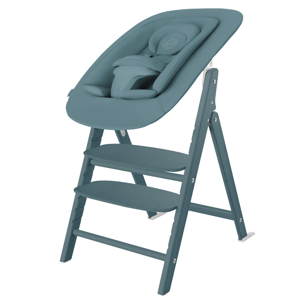 Scaun de masa Cybex Click & Fold 4 in 1 Stone Blue [2]