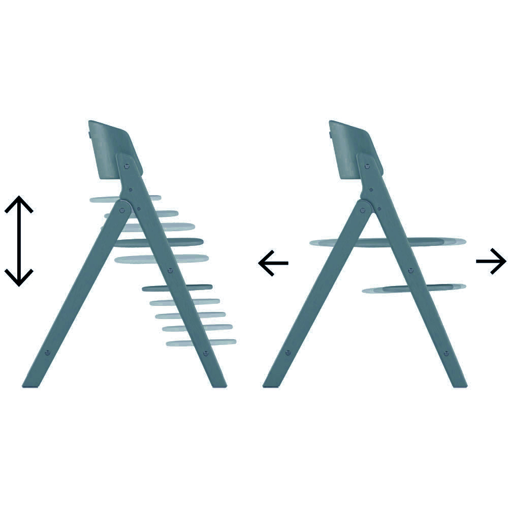 Scaun de masa Cybex Click & Fold Stone Blue [4]