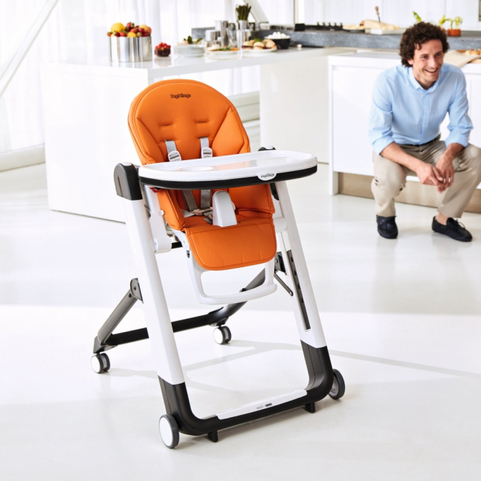 Scaun De Masa, Peg Perego, Siesta 2 in 1 Follow Me Arancia [5]