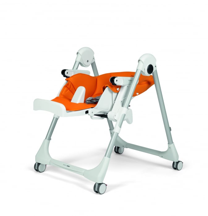 Scaun de masa Prima Pappa Zero, Peg Perego, Follow me, Arancia [9]