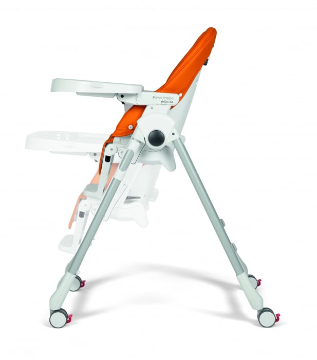 Scaun de masa Prima Pappa Zero, Peg Perego, Follow me, Arancia [2]