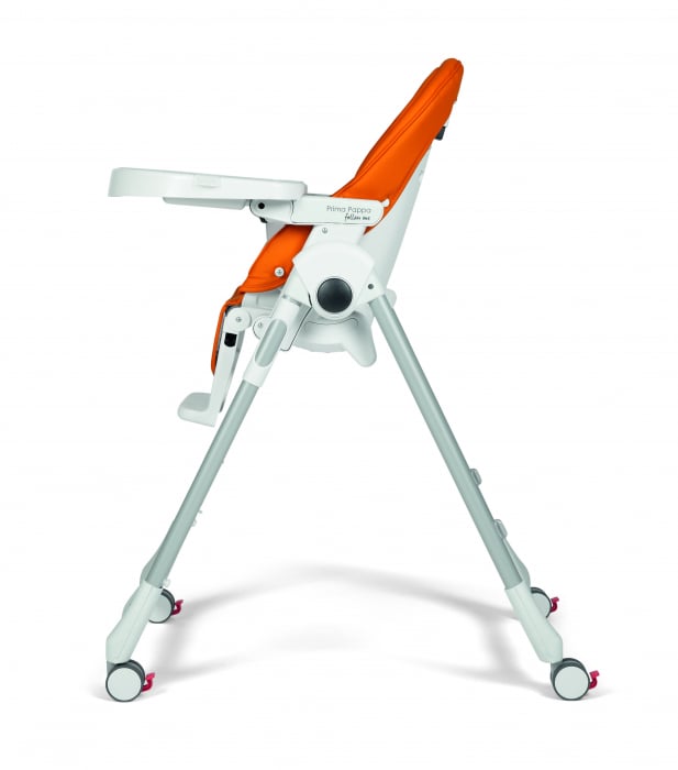 Scaun de masa Prima Pappa Zero, Peg Perego, Follow me, Arancia [5]