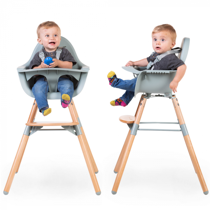 Scaun de masa reglabil in inaltime Childhome Evolu 2 Natural/Menta [6]
