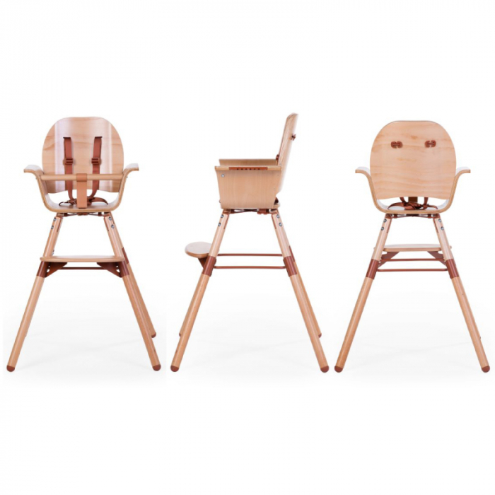 Scaun de masa Childhome Evowood Natural/Ruginiu [2]