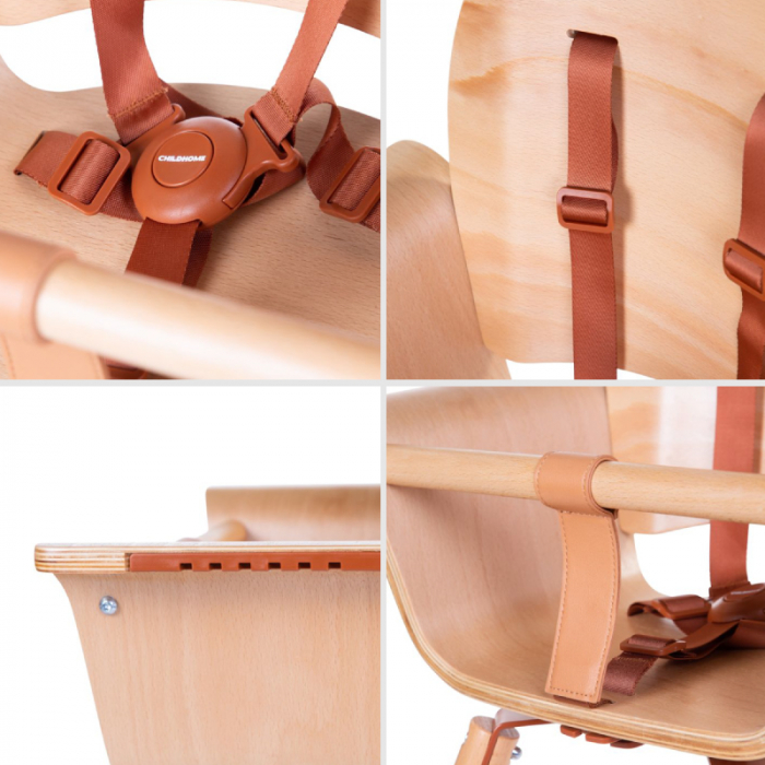 Scaun de masa Childhome Evowood Natural/Ruginiu [3]