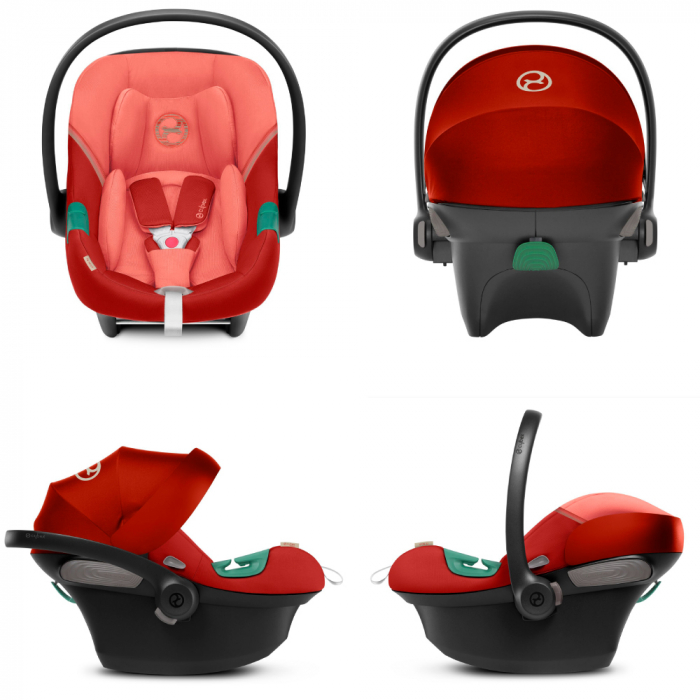 Scoica auto Cybex Aton S2 i-Size Hibiscus Red [2]