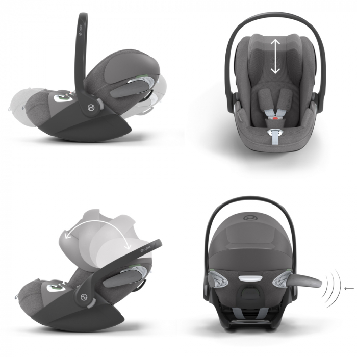 Scoica auto Cybex Cloud T i-Size Plus Mirage Grey [6]