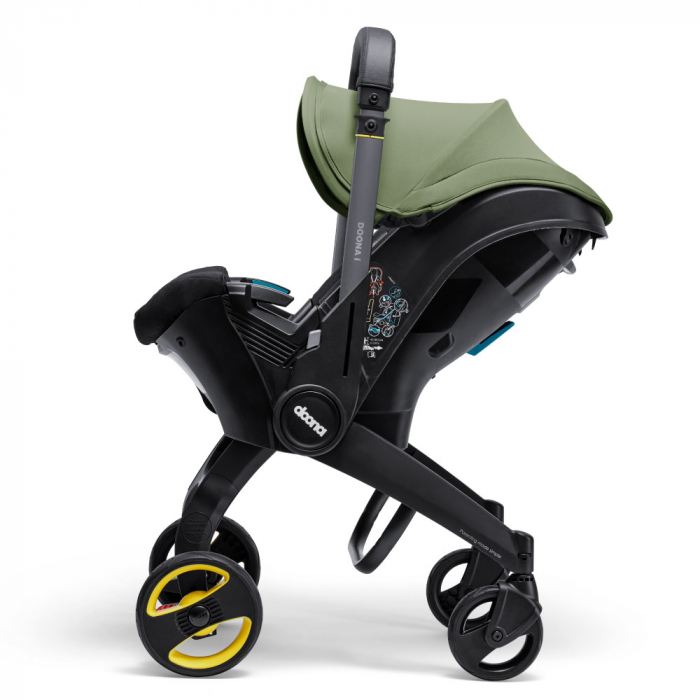 Scoica auto Doona i i-Size Desert Green 2 in 1-Resigilat [3]