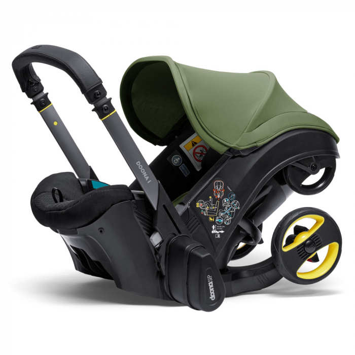 Scoica auto Doona i i-Size Desert Green 2 in 1-Resigilat [2]
