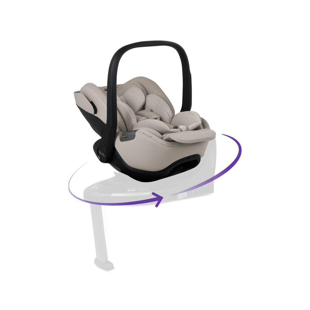 Scoica auto Silver Cross Glide Plus 360 Natural Taupe [3]