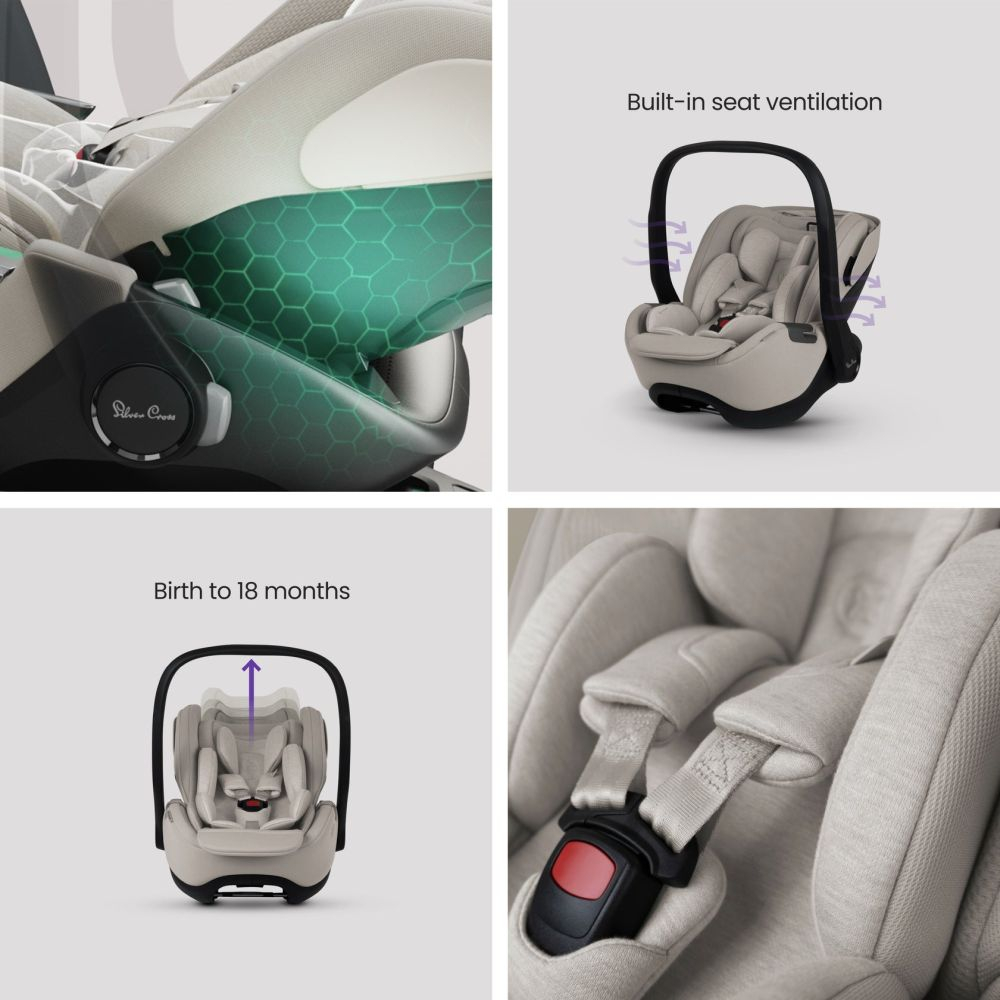 Scoica auto Silver Cross Glide Plus 360 Natural Taupe [6]