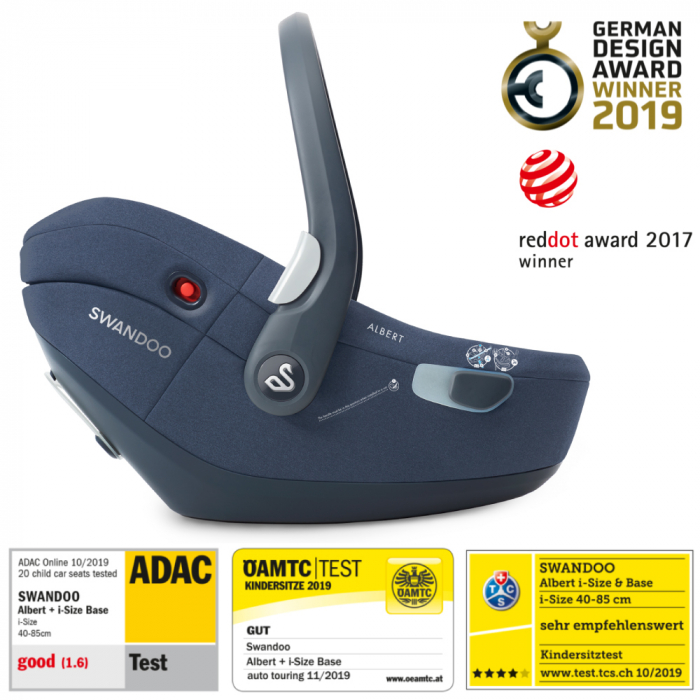 Scoica auto Swandoo Albert i-Size 1.2 Blueberry [2]