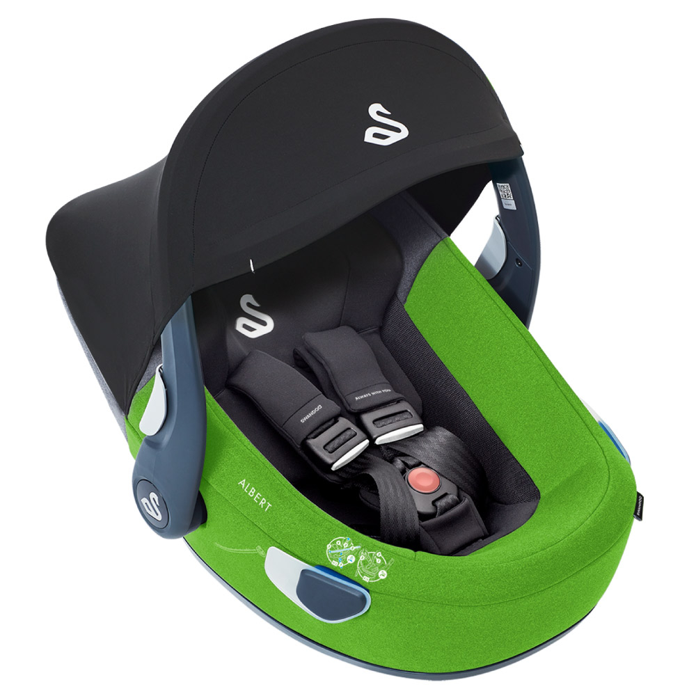 Scoica auto Swandoo Albert i-Size 1.2 Lime/Sesame Grey [3]