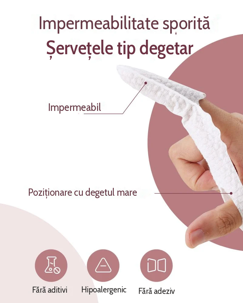 Servetele orale tip degetar pentru bebelusi Momcozy 30 buc [4]