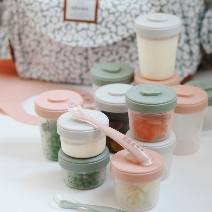 Set 12 recipiente hrana Beaba 2x90 ml, 4x150 ml, 6x250 ml Eucalyptus [5]