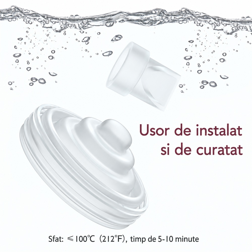 Set 2 Diafragme Silicon Momcozy pentru Pompa M5 [7]