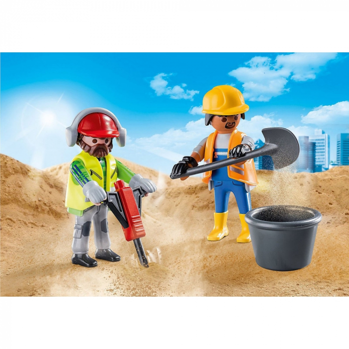 Set 2 Figurine Muncitori In Constructii Playmobil [2]