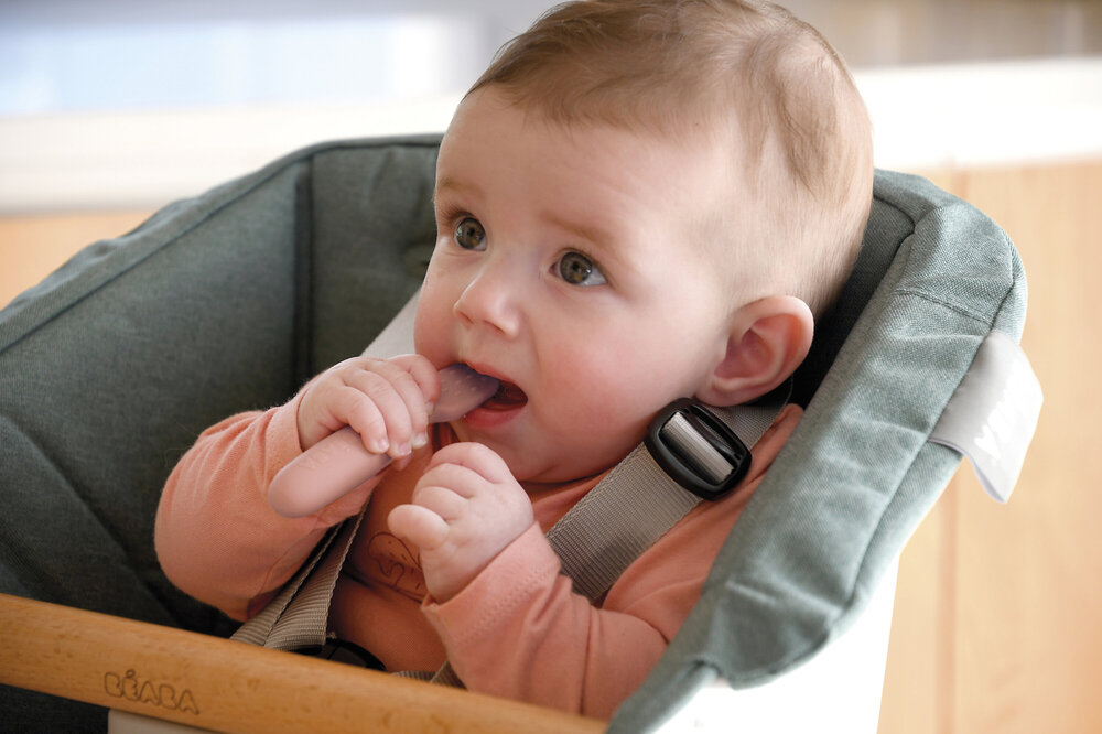 Set 2 linguri silicon Beaba Cotton Candy/Sorbet [2]