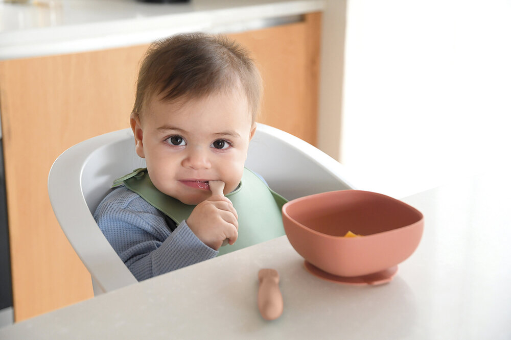 Set 2 linguri silicon Beaba Praline/Clay [2]