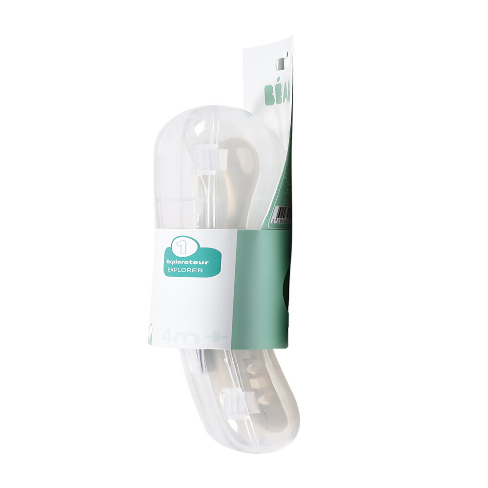 Set 2 lingurite silicon +4 luni + cutie Beaba Clay [3]