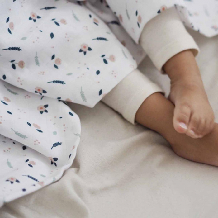 Set 2 Museline Beaba bumbac 120x120 cm Stormy Weather/Spring Flower [2]