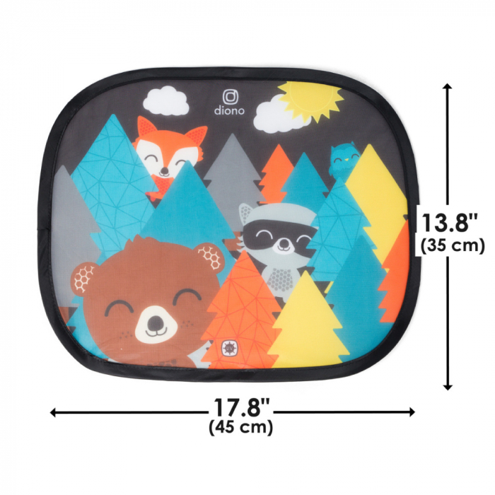 Set 2 parasolare Diono Sun Stoppers Character [4]