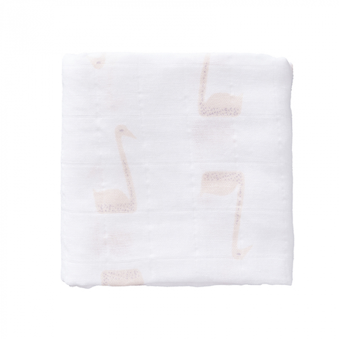 Set 2 paturici muselina Fresk pentru infasat 120x120 cm Swan [3]