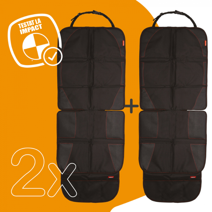 Set 2 protectii bancheta Diono Ultra Mat Black [3]