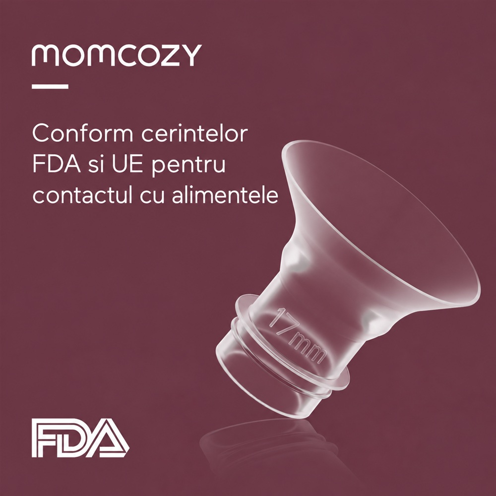 Set 4 inserturi flansa 17mm Momcozy pentru S9 Pro/S12 Pro [3]