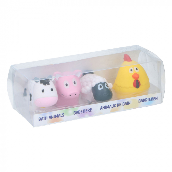 Set 4 jucarii de baie Eddy Toys animale ferma [6]