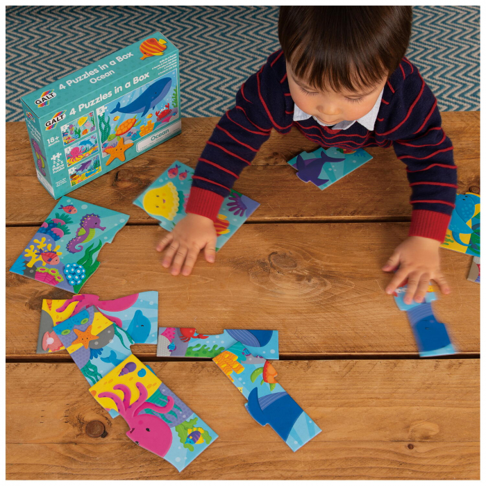 Set 4 puzzle-uri  - Oceanul vesel (2,3,4,5 piese) [4]