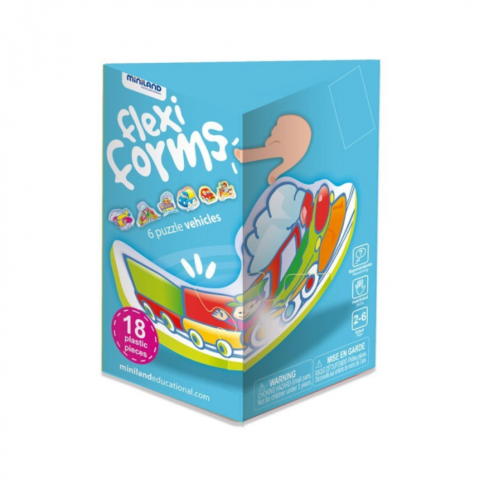 Set 6 puzzle Vehicule - Miniland [2]