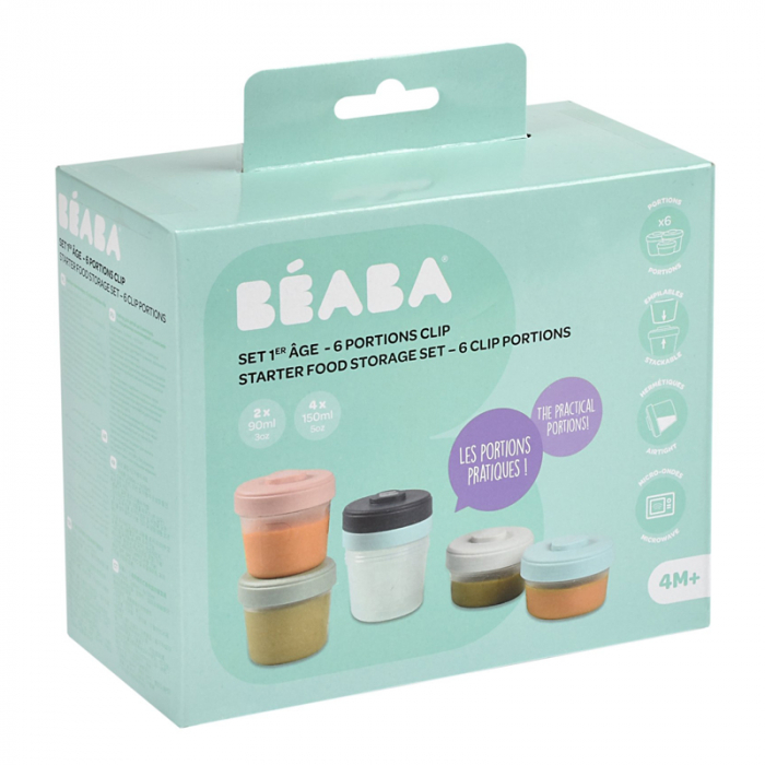 Set 6 recipiente hrana Beaba 2x90 ml, 4x150 ml [6]