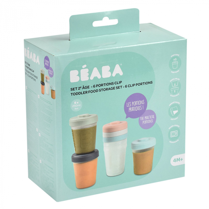 Set 6 recipiente hrana Beaba 6x250 ml [5]