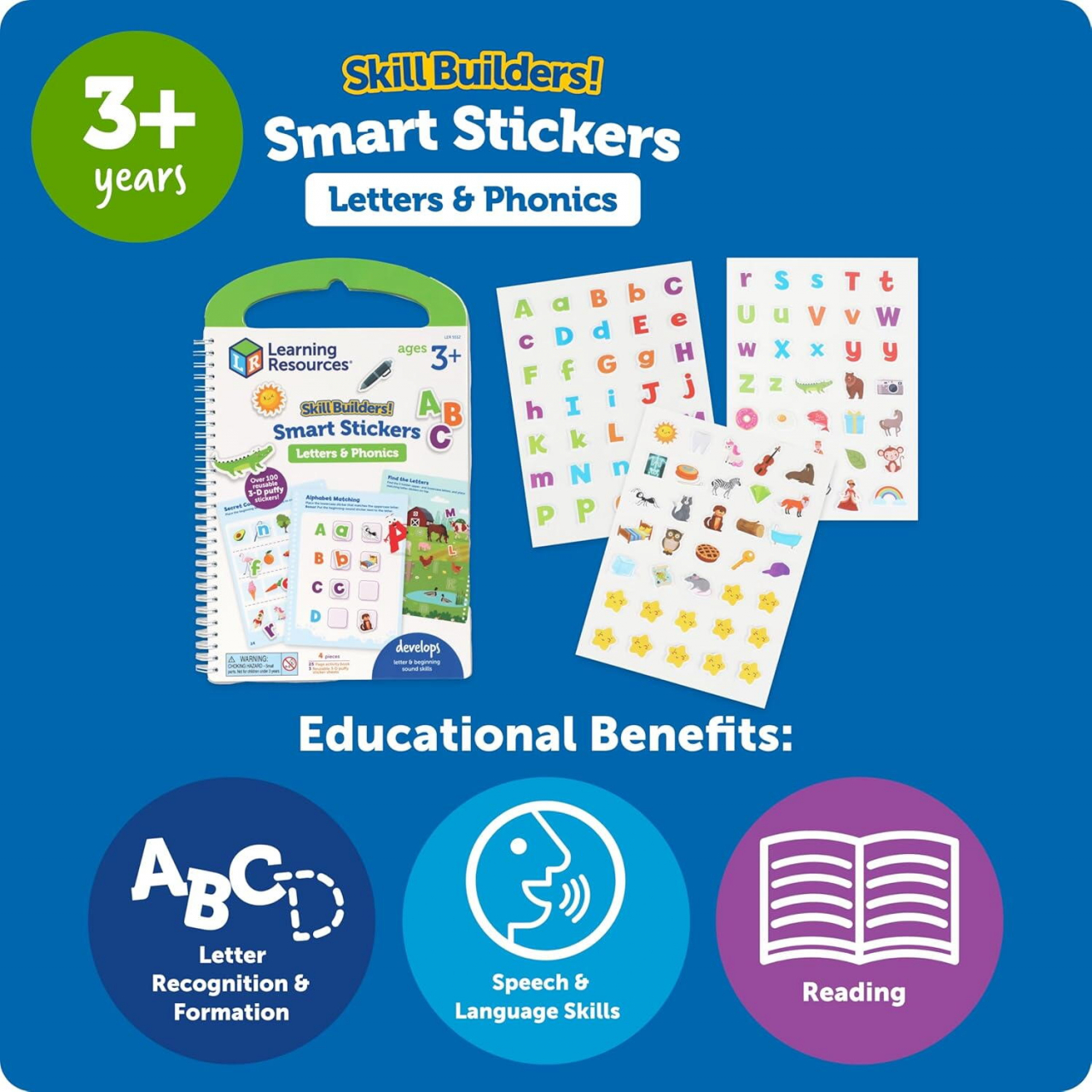 Set activitati educative cu abtibilduri - Litere si sunete (lb.engleza) [5]