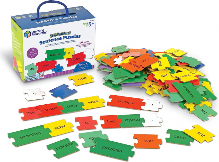 Set activitati educative - Puzzle cu propozitii (lb.engleza) [2]