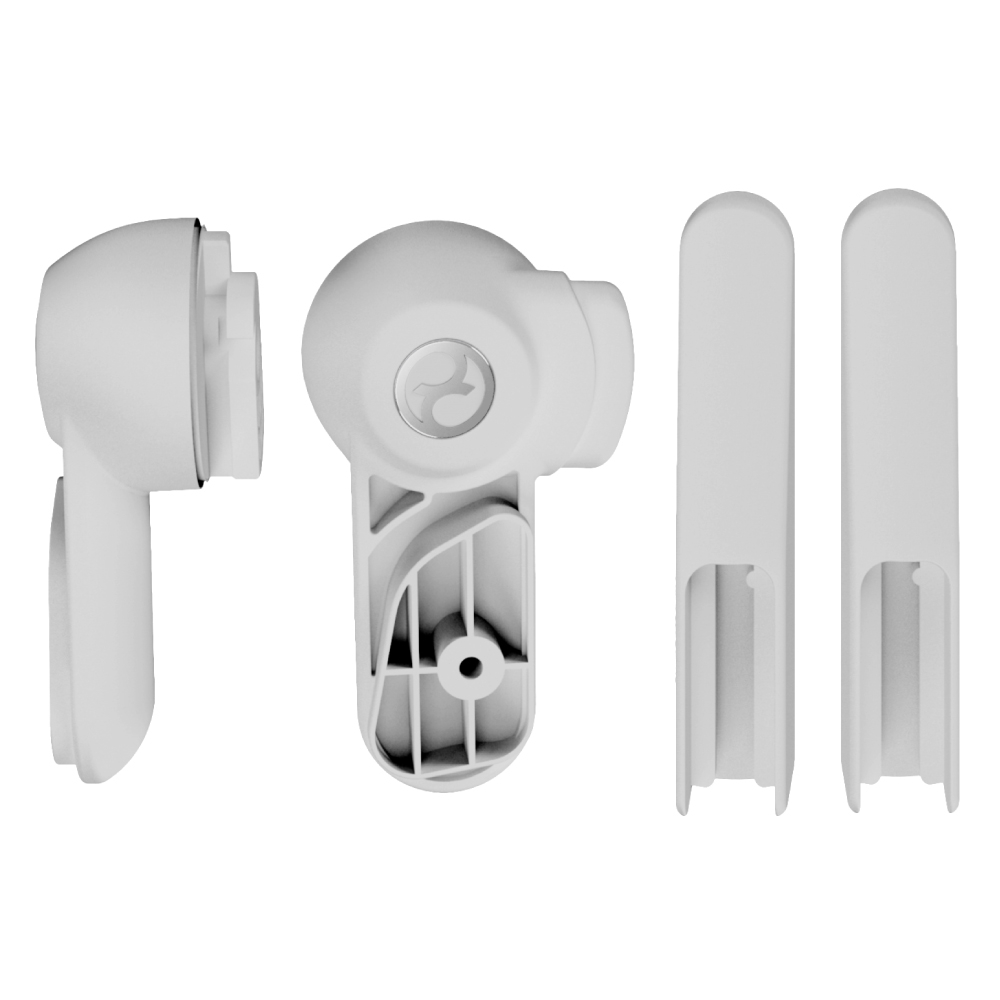 Set adaptoare scaun de masa Cybex Click Fold White