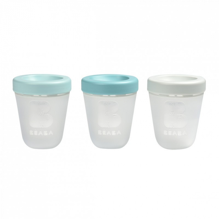 Set 3 recipiente silicon Beaba 200 ml Jungle [2]