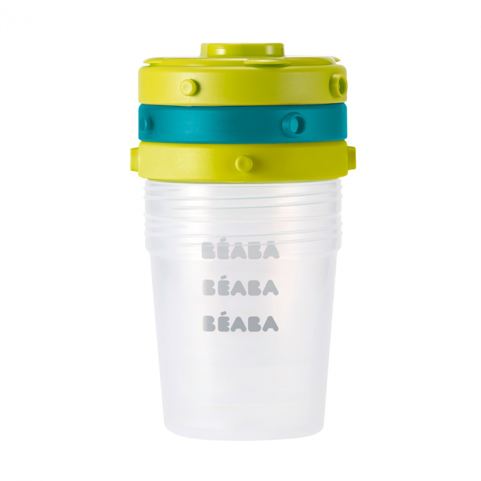 Set Beaba 6 recipiente ermetice pentru hrana (2X60ml, 4X120ml) [6]