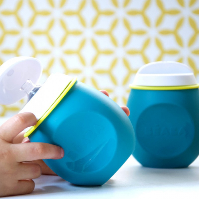 Set Beaba BabySqueez 2 in 1 si Recipient Squeez Blue [2]