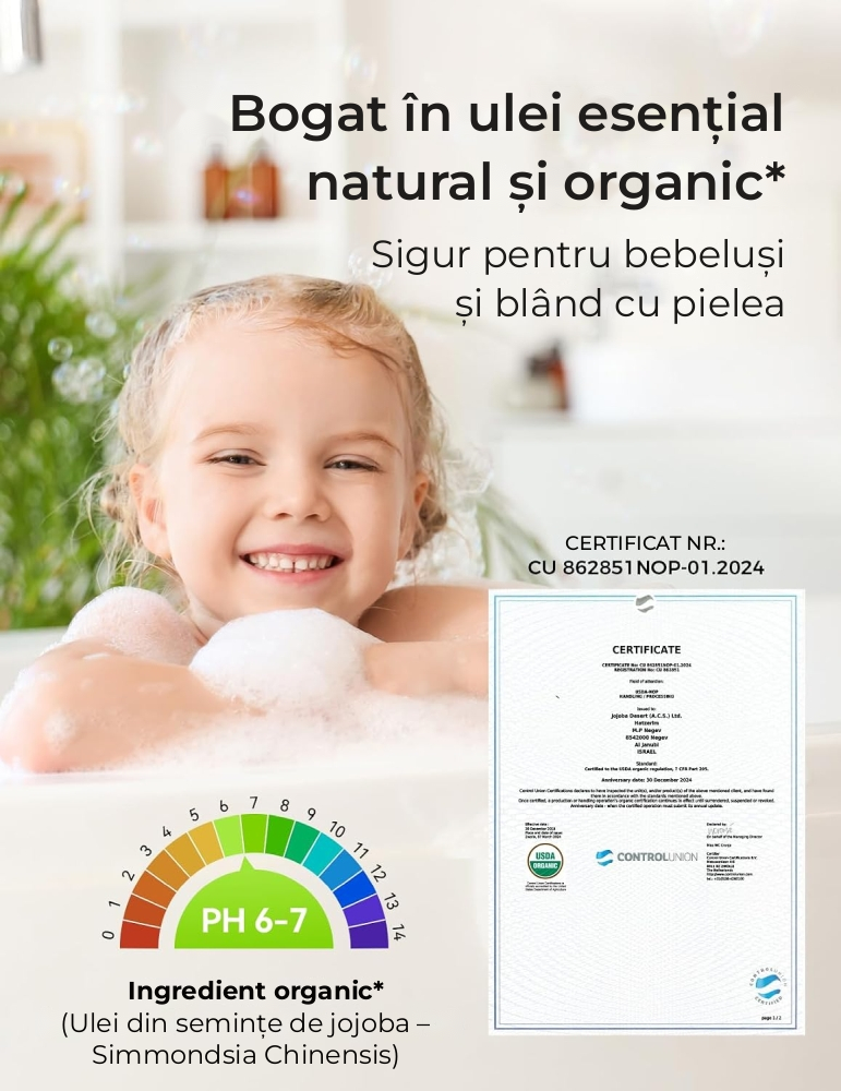 Set bombe de baie efervescente Momcozy Natural&Organic 3 buc [3]
