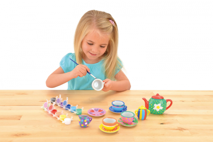 Set ceramica: Picteaza un set de ceai [7]