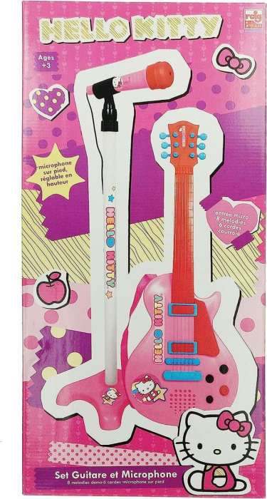 Set chitara si microfon roz Hello Kitty [6]