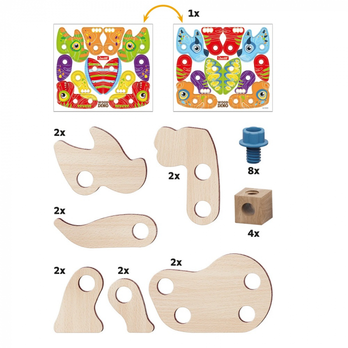 Set constructie dinozauri Quercetti Bio [6]