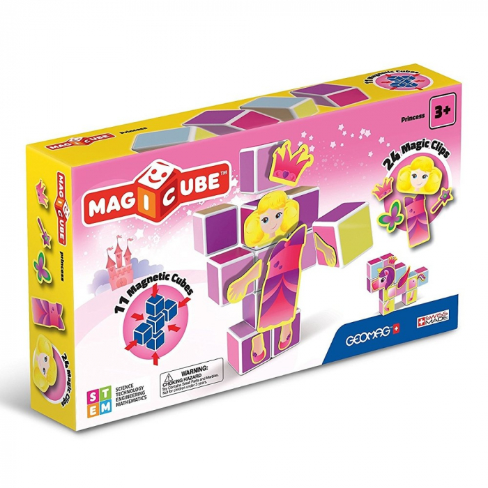Set Constructie Magnetic Geomag Magicube Printese [2]
