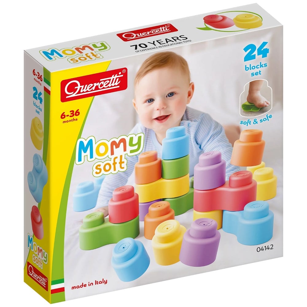 Set constructie Quercetti Momy Soft 24 piese